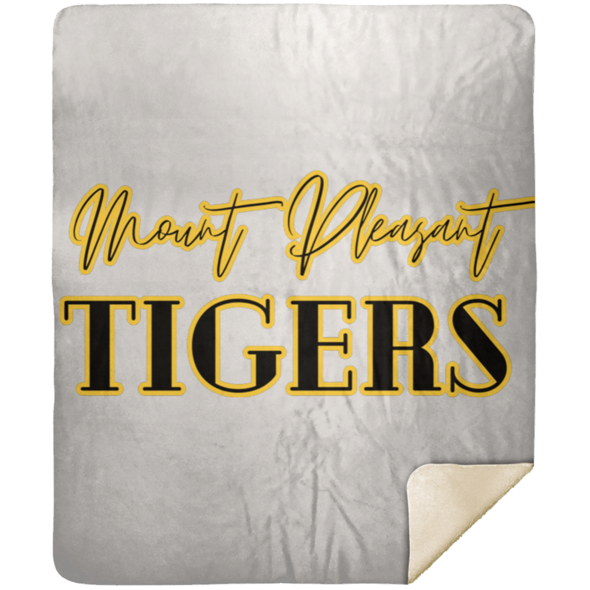 MP Tigers Premium Mink Sherpa Blanket 50x60