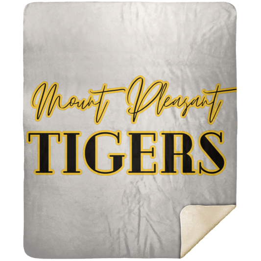 MP Tigers Premium Mink Sherpa Blanket 50x60