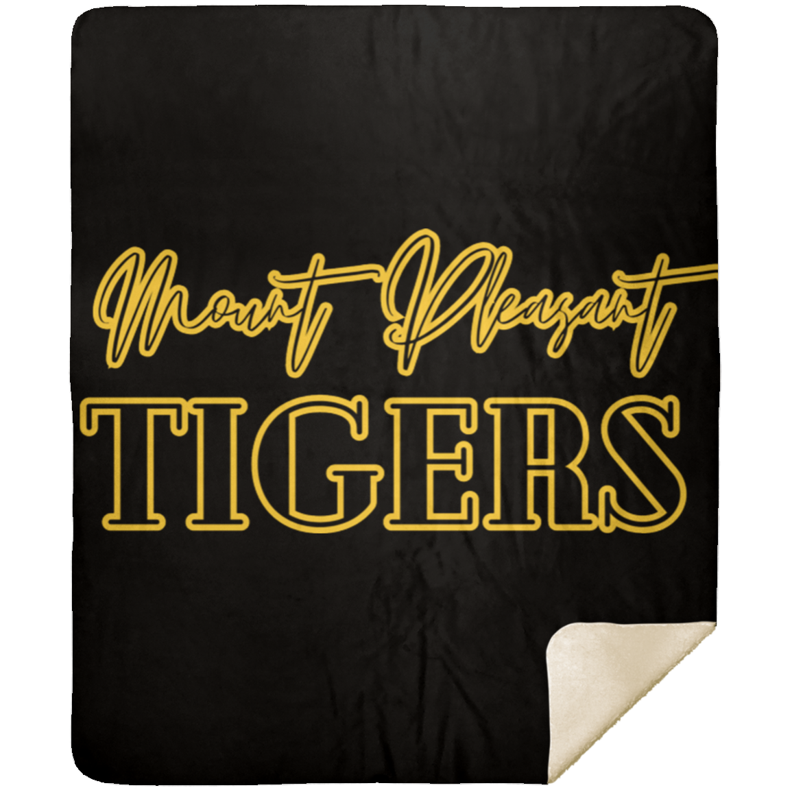 MP Tigers Premium Mink Sherpa Blanket 50x60