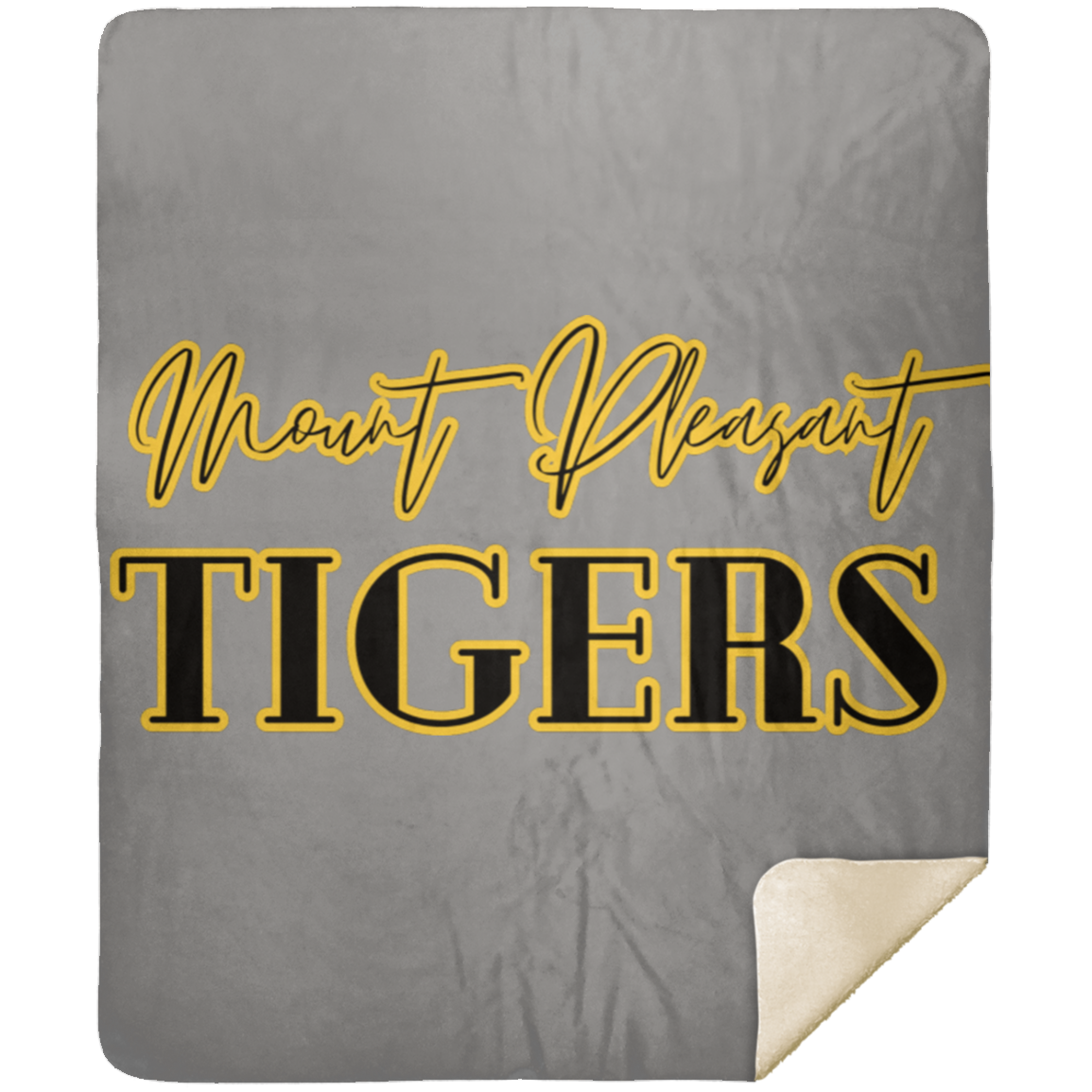MP Tigers Premium Mink Sherpa Blanket 50x60