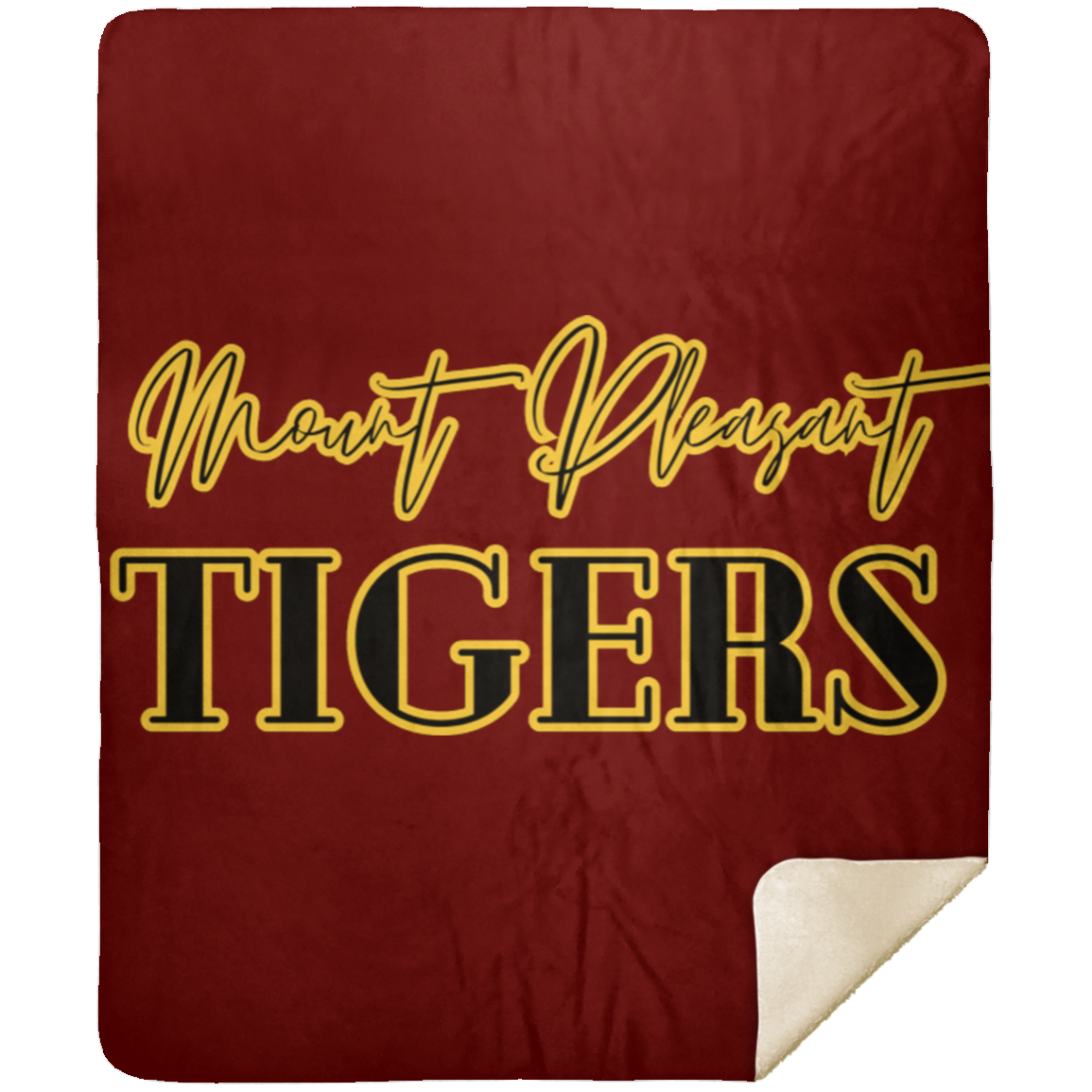 MP Tigers Premium Mink Sherpa Blanket 50x60