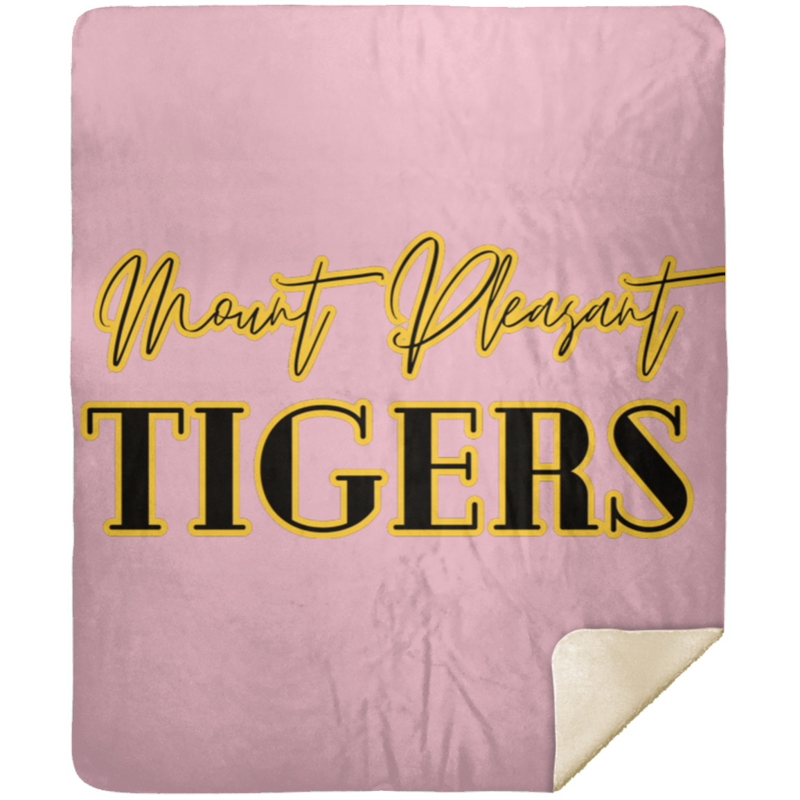 MP Tigers Premium Mink Sherpa Blanket 50x60