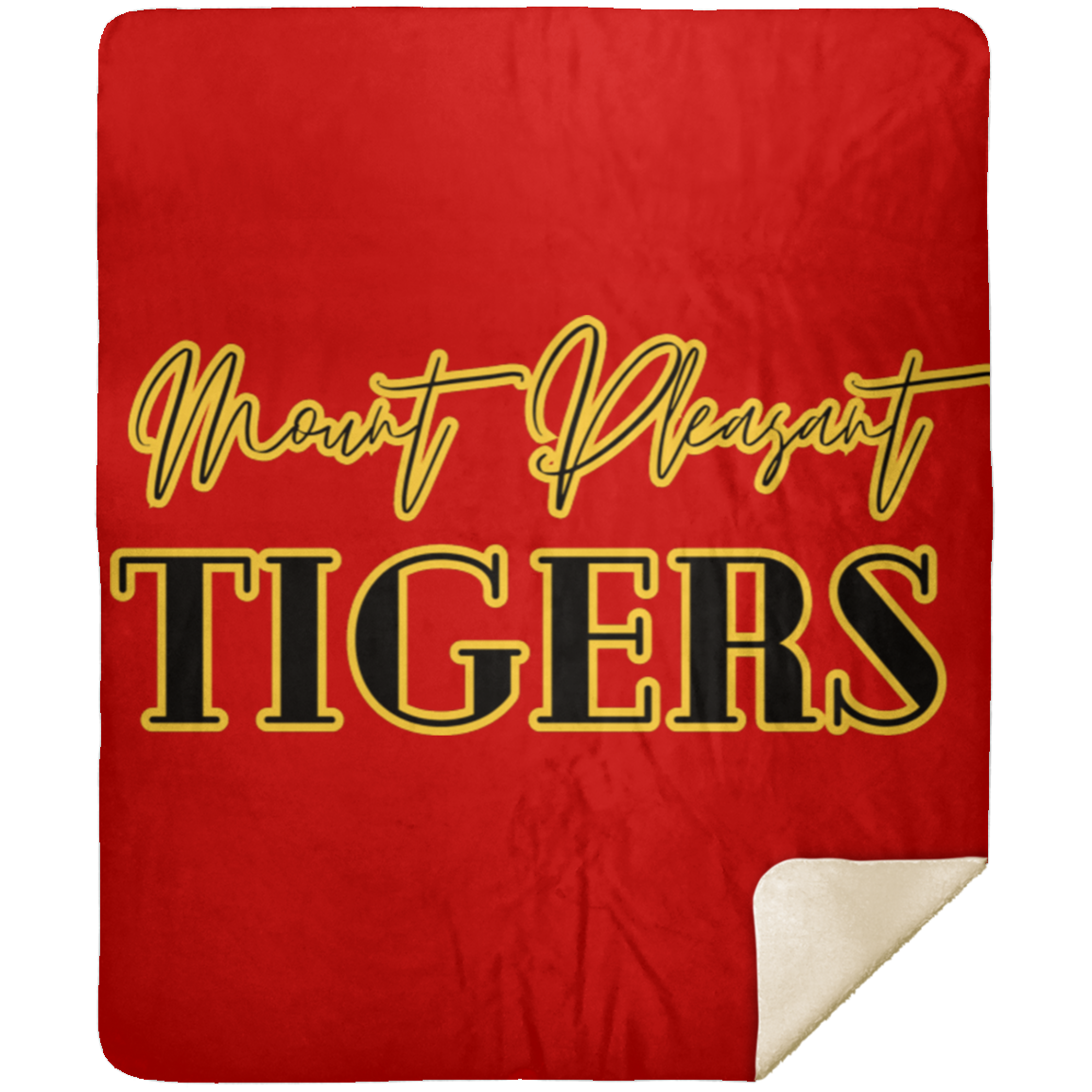 MP Tigers Premium Mink Sherpa Blanket 50x60