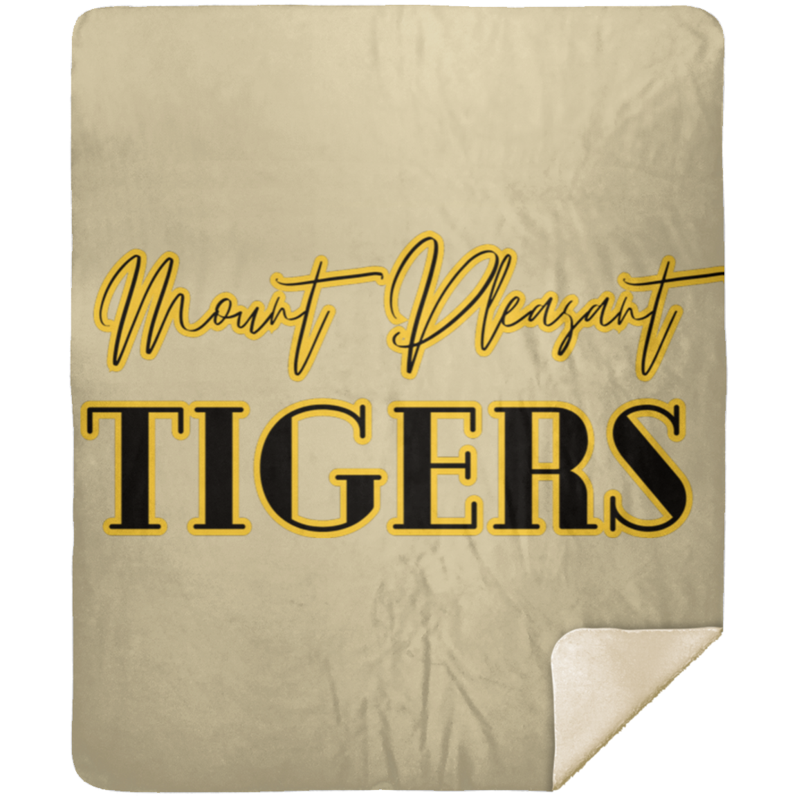 MP Tigers Premium Mink Sherpa Blanket 50x60