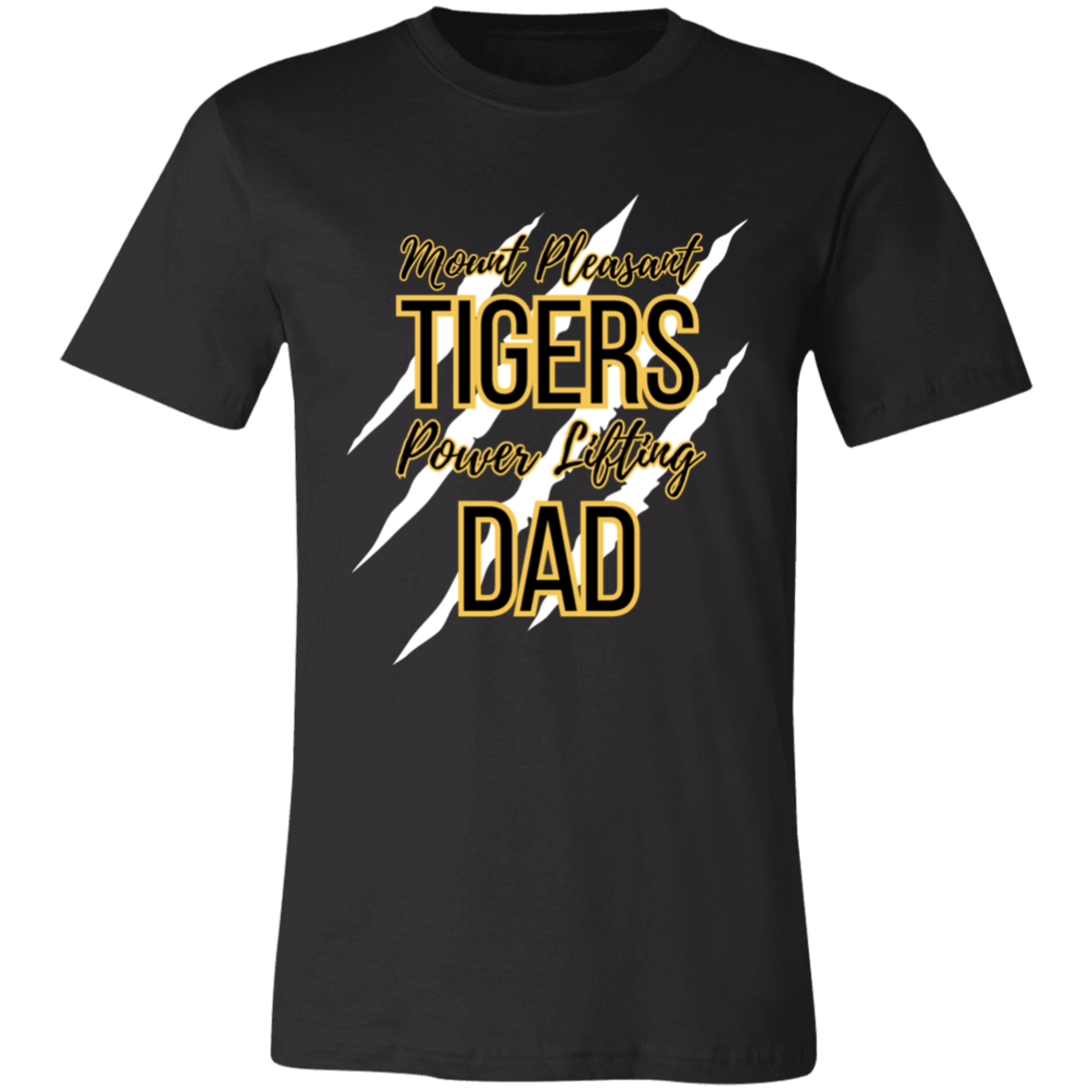 MPTiger Power Lifting DAD Jersey Short-Sleeve T-Shirt