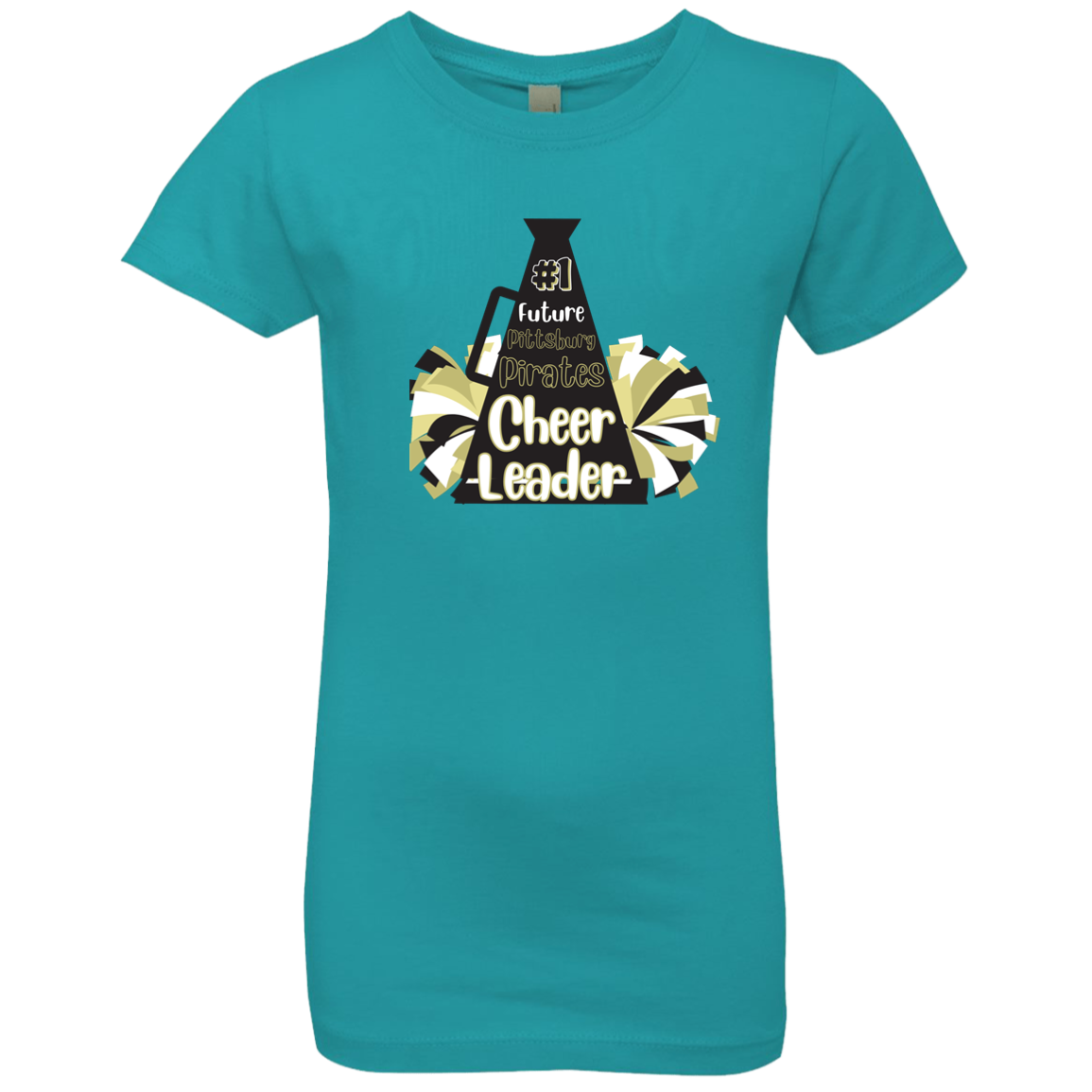 Future Pitt Pirate Cheer Megaphone Girls' Princess T-Shirt