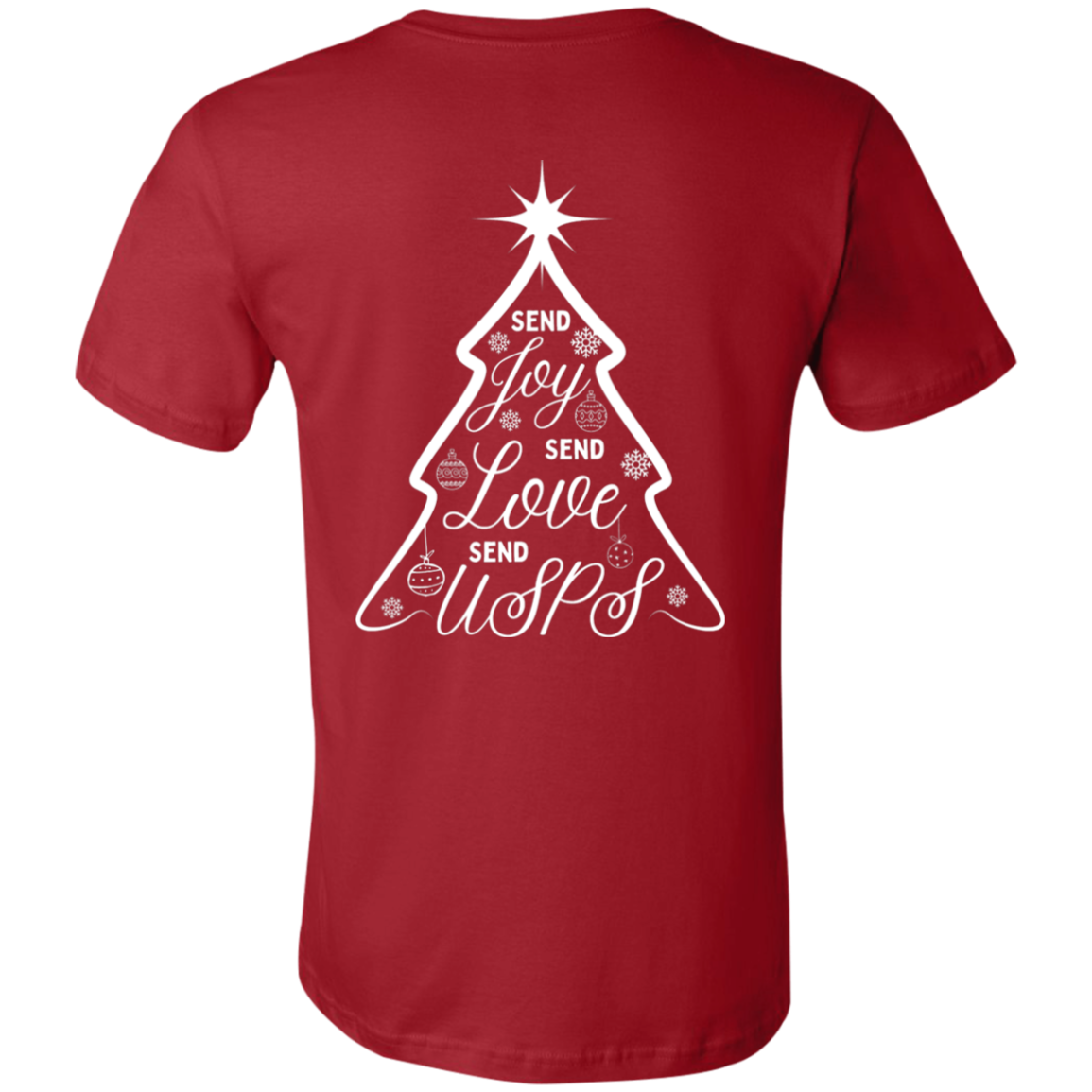 Send USPS Xmas Jersey Short-Sleeve T-Shirt