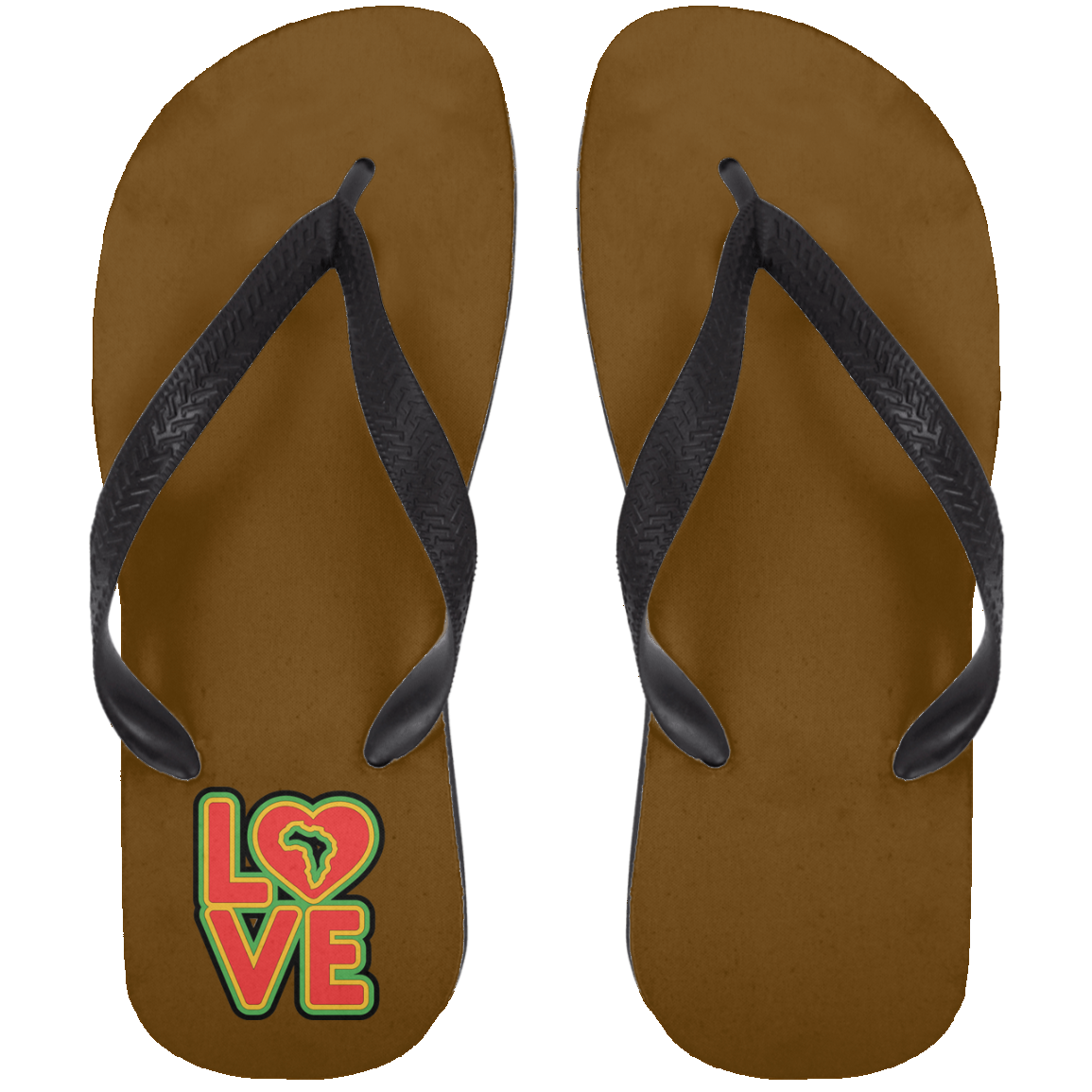 RYGB LOVE Adult Flip Flops