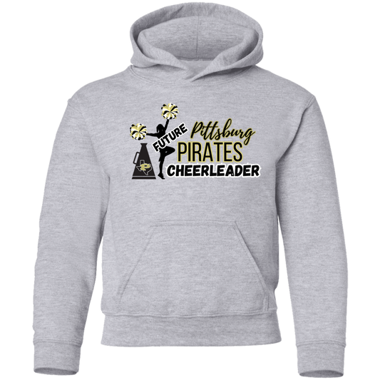 Future Pitt Pirate Cheerleader Youth Pullover Hoodie