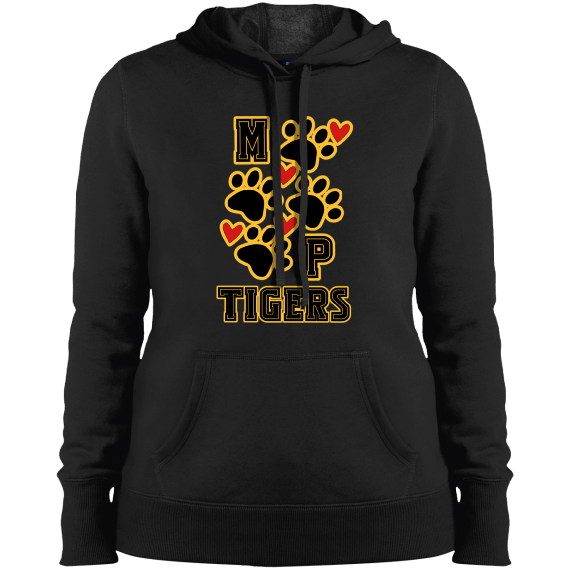 MP Tigers Heart & Sole- Ladies' Pullover Hooded Sweatshirt