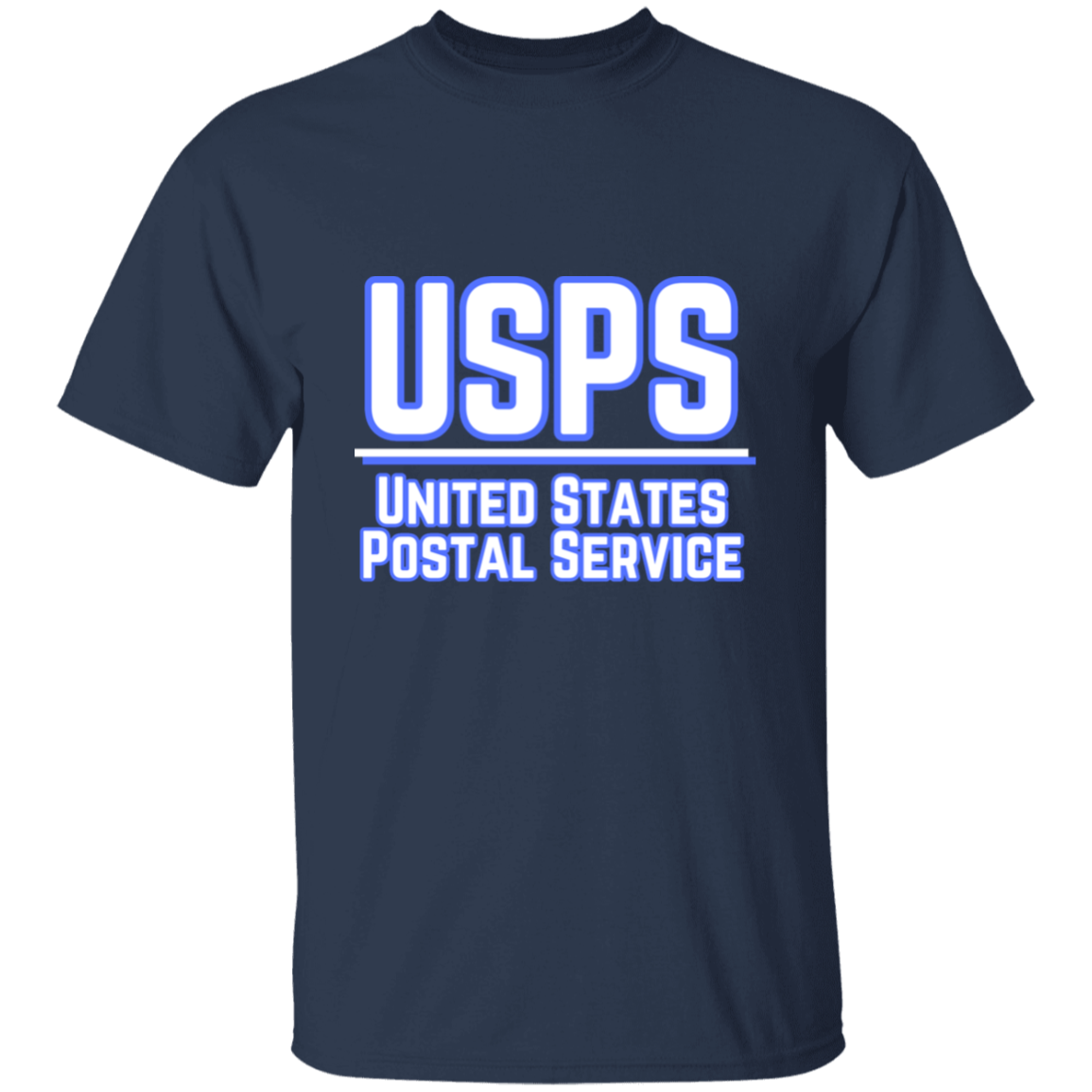 USPS B&W- 5.3 oz. T-Shirt