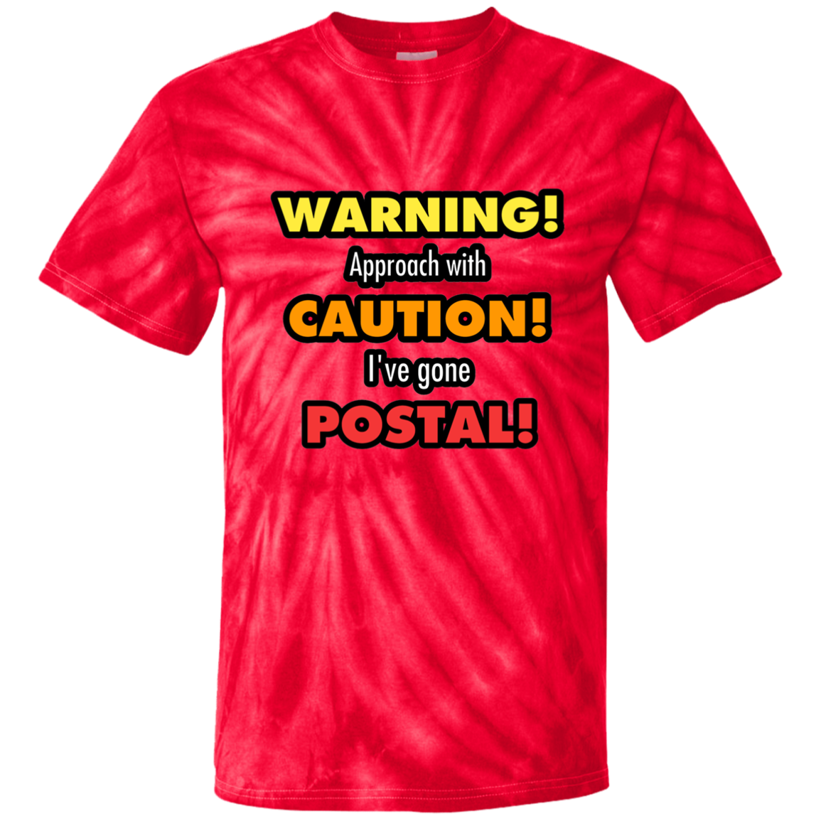 Gone Postal 100% Cotton Tie Dye T-Shirt