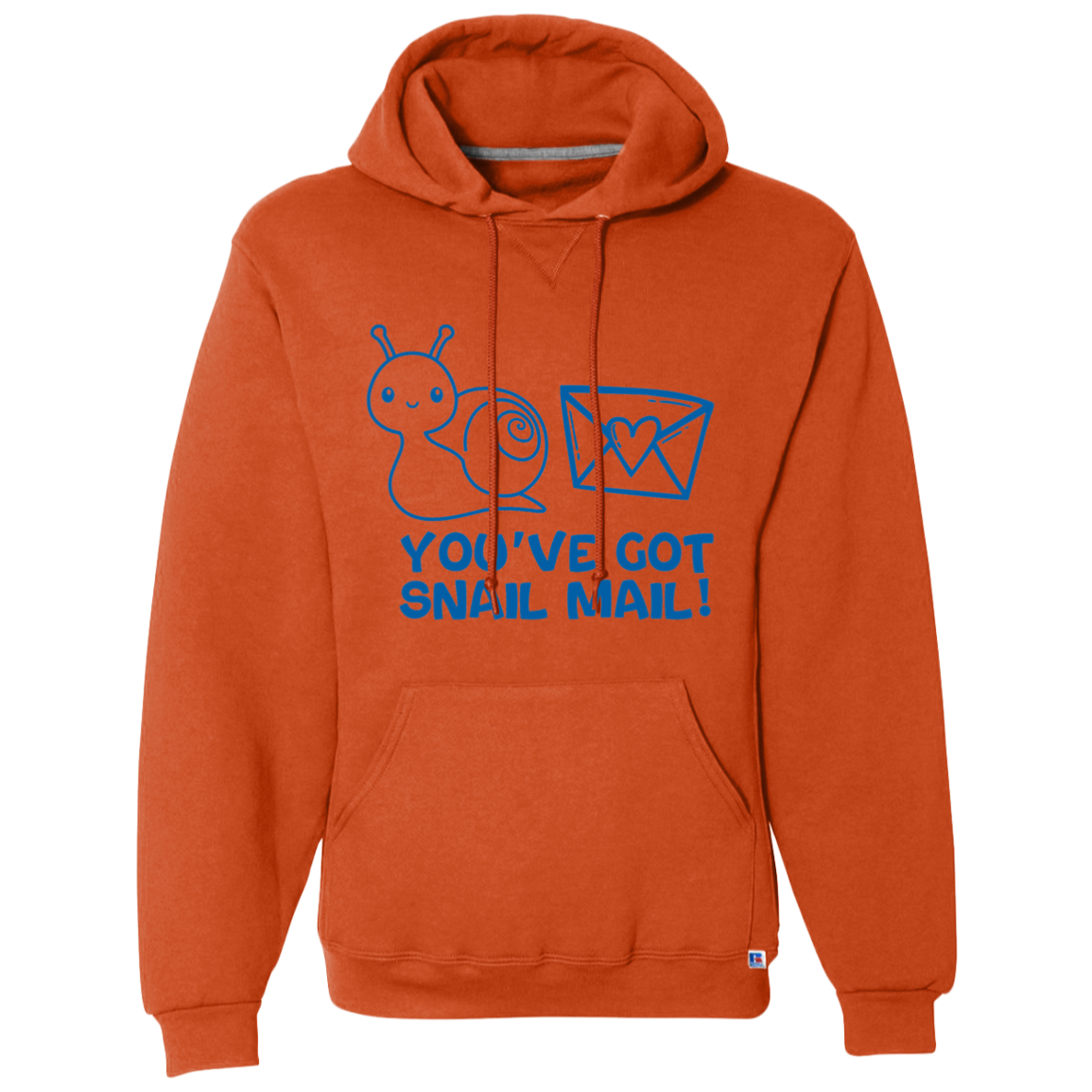 You've Got Snail Blue Mail Dri-Power Fleece Pullover Hoodie