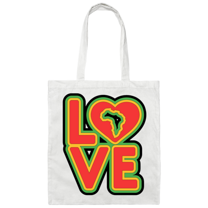 RYGB LOVE Canvas Tote Bag