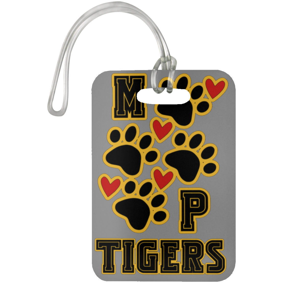 MP Tiger Paws&Hearts Luggage Bag Tag
