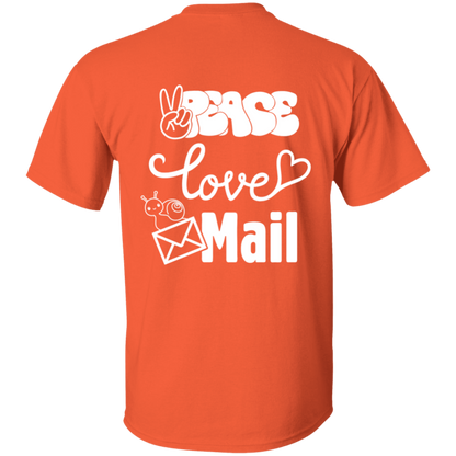 Peace Love Mail 1 W- 5.3 oz. T-Shirt