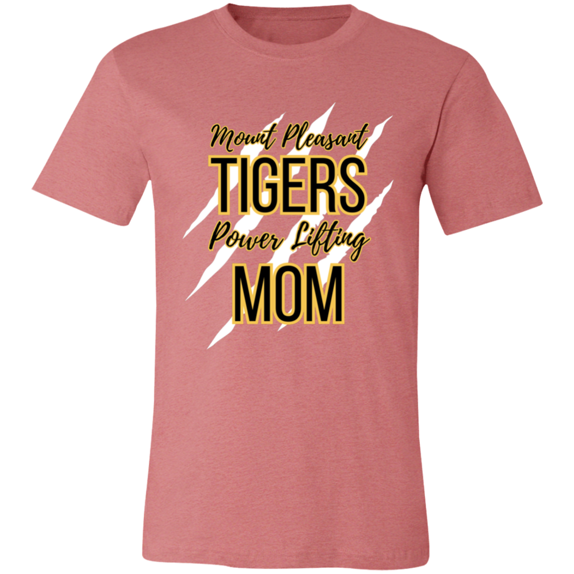 MPTiger Power Lifting MOM Jersey Short-Sleeve T-Shirt