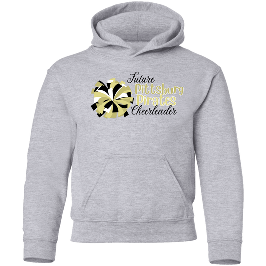 Future Pitt Pirate Cheer Pom Youth Pullover Hoodie