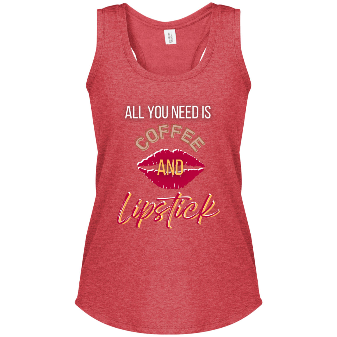 Coffee & Lipstick Women's Perfect Tri Racerback Tank