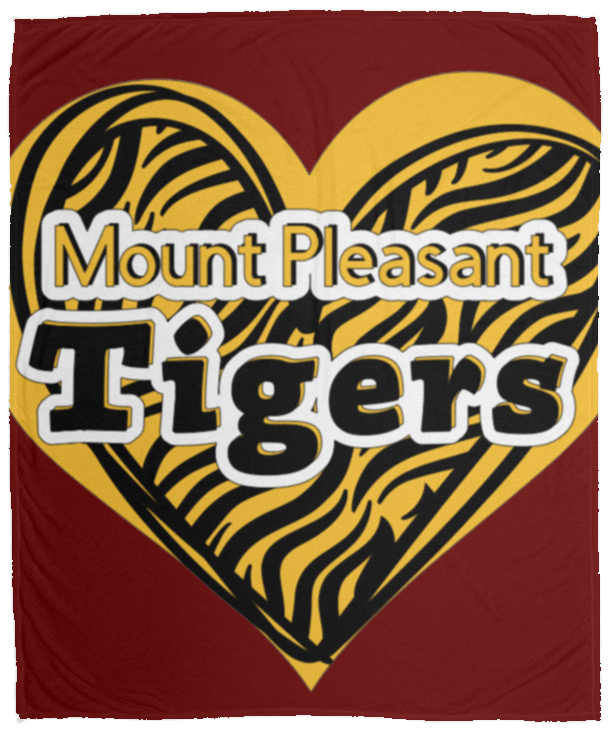 MP Tiger Love Cozy Plush Fleece Blanket - 50x60