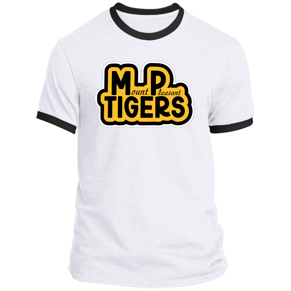 MP Tiger's Black & Gold- Ringer Tee