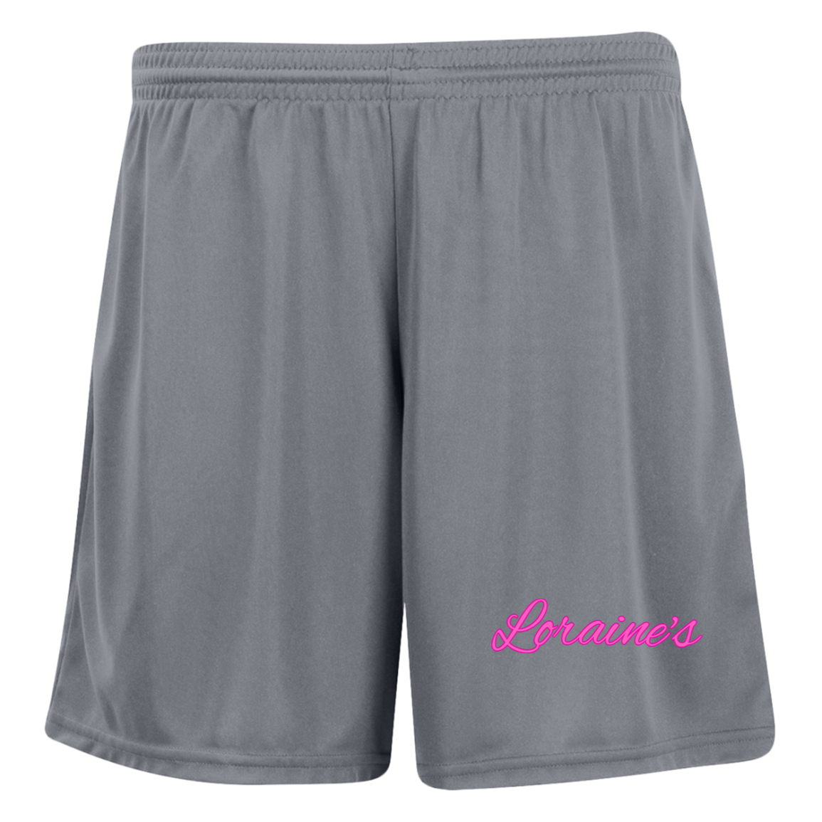 Loraine's Pink Ladies' Moisture-Wicking 7 inch Inseam Training Shorts