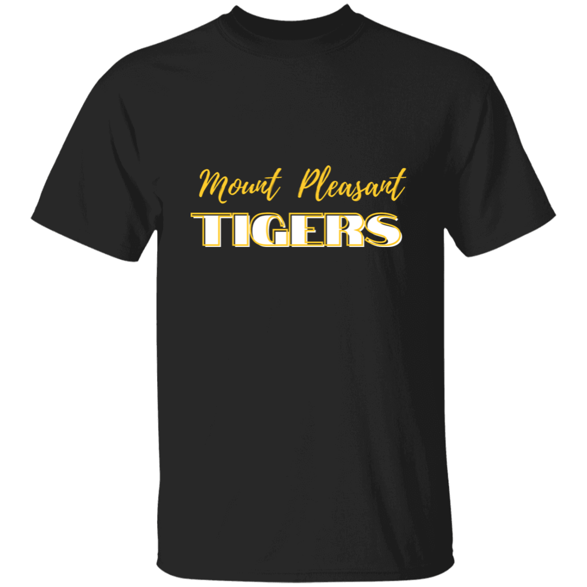 Gold MP Tigers 5.3 oz. T-Shirt