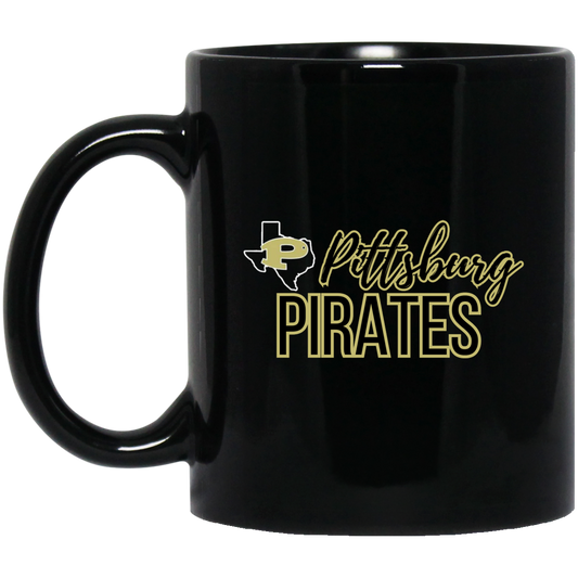 Pittsburg Pirates 11 oz. Black Mug