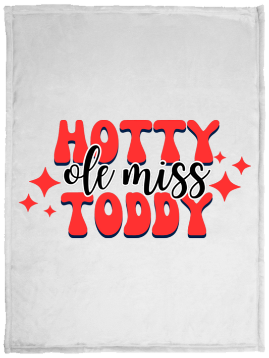 Ole Miss Hotty Toddy Cozy Plush Fleece Blanket - 30x40
