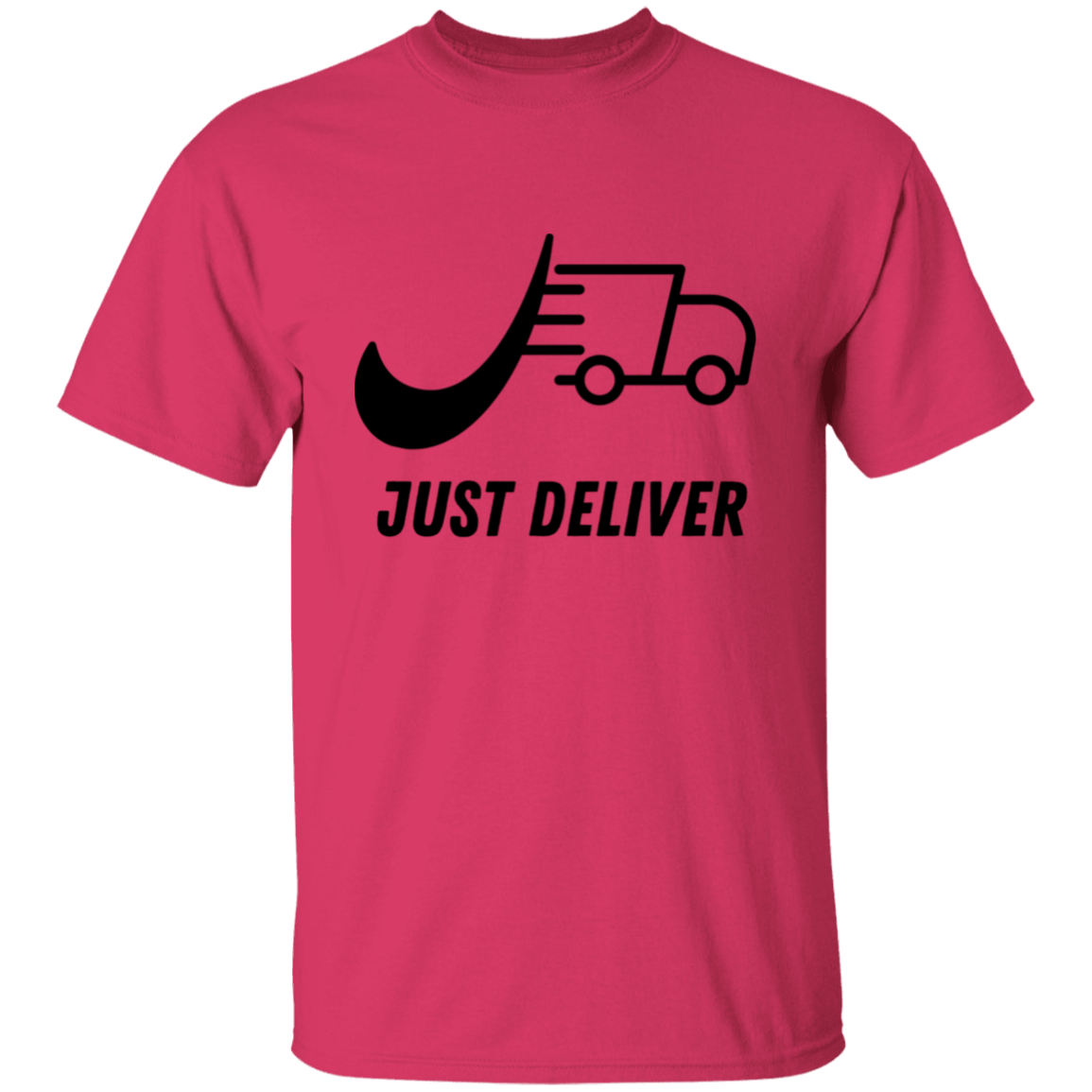 Just Deliver Truck Black 5.3 oz. T-Shirt