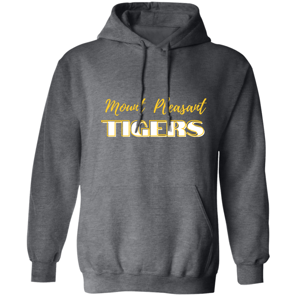 Gold MP Tigers- S-3xl- Pullover Hoodie 8 oz (Closeout)
