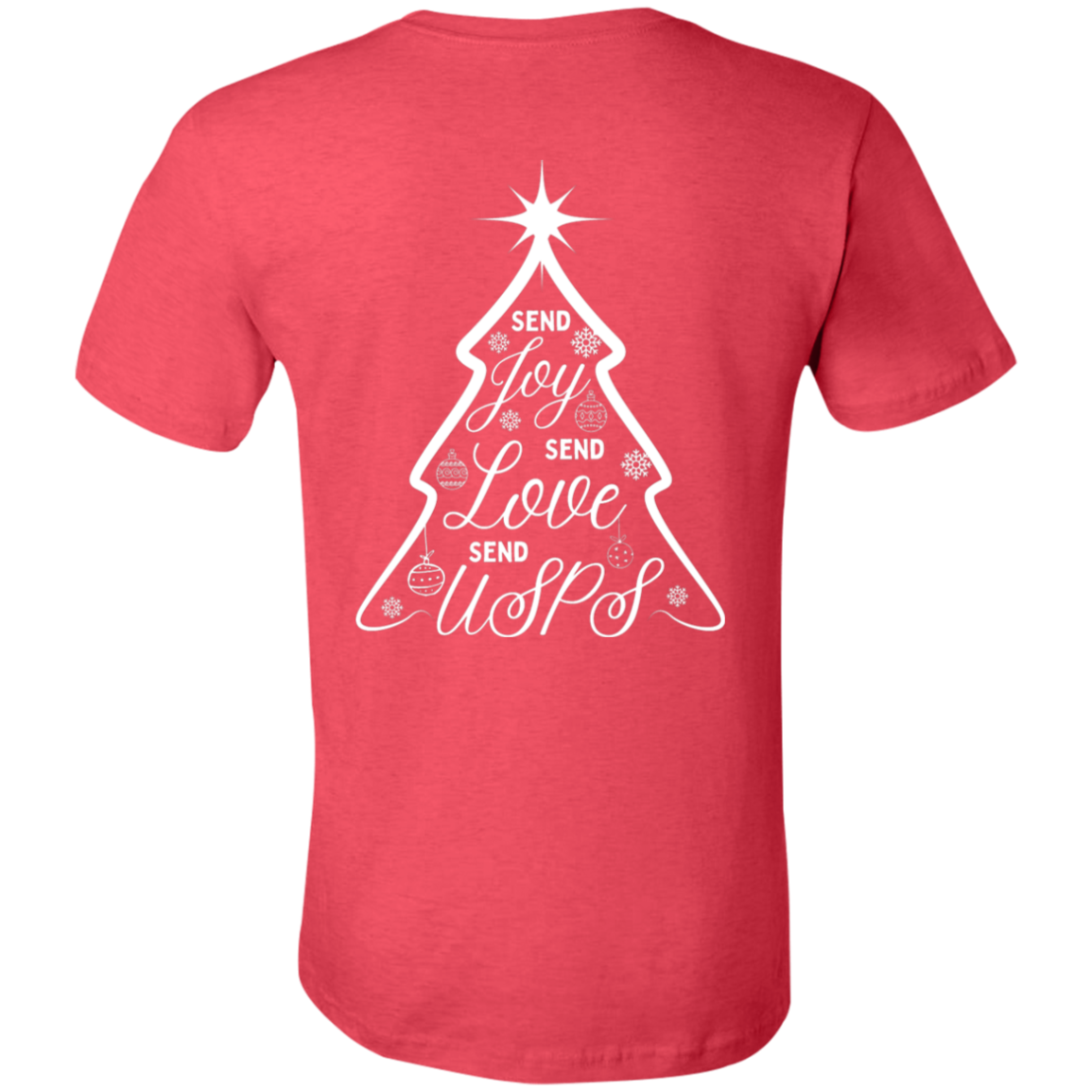 Send USPS Xmas Jersey Short-Sleeve T-Shirt