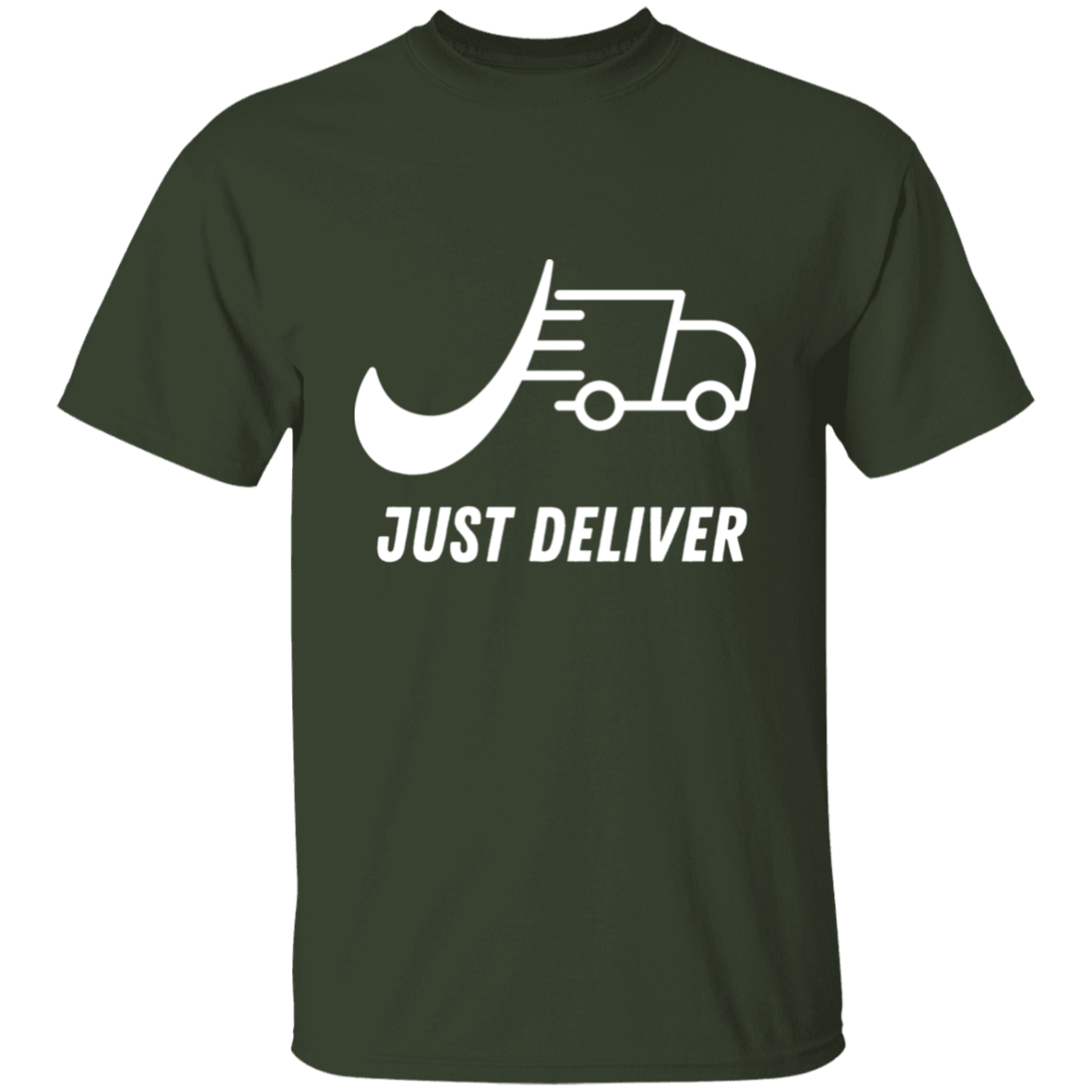 Just Deliver Truck White5.3 oz. T-Shirt