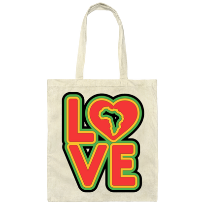 RYGB LOVE Canvas Tote Bag