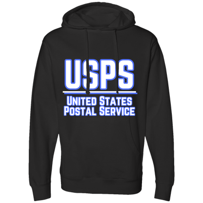 USPS B&W Midweight Hooded Sweatshirt