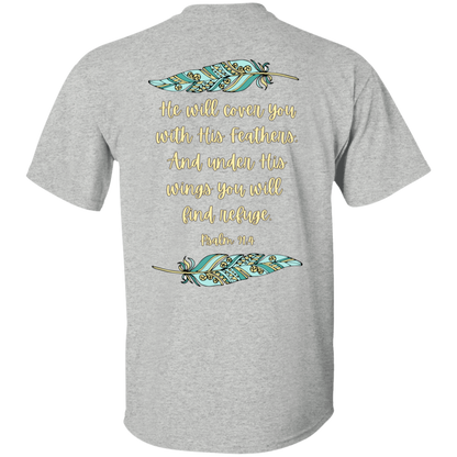 Psalm 91:4 T&Y 5.3 oz. T-Shirt