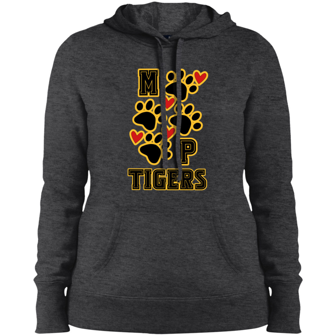 MP Tigers Heart & Sole- Ladies' Pullover Hooded Sweatshirt