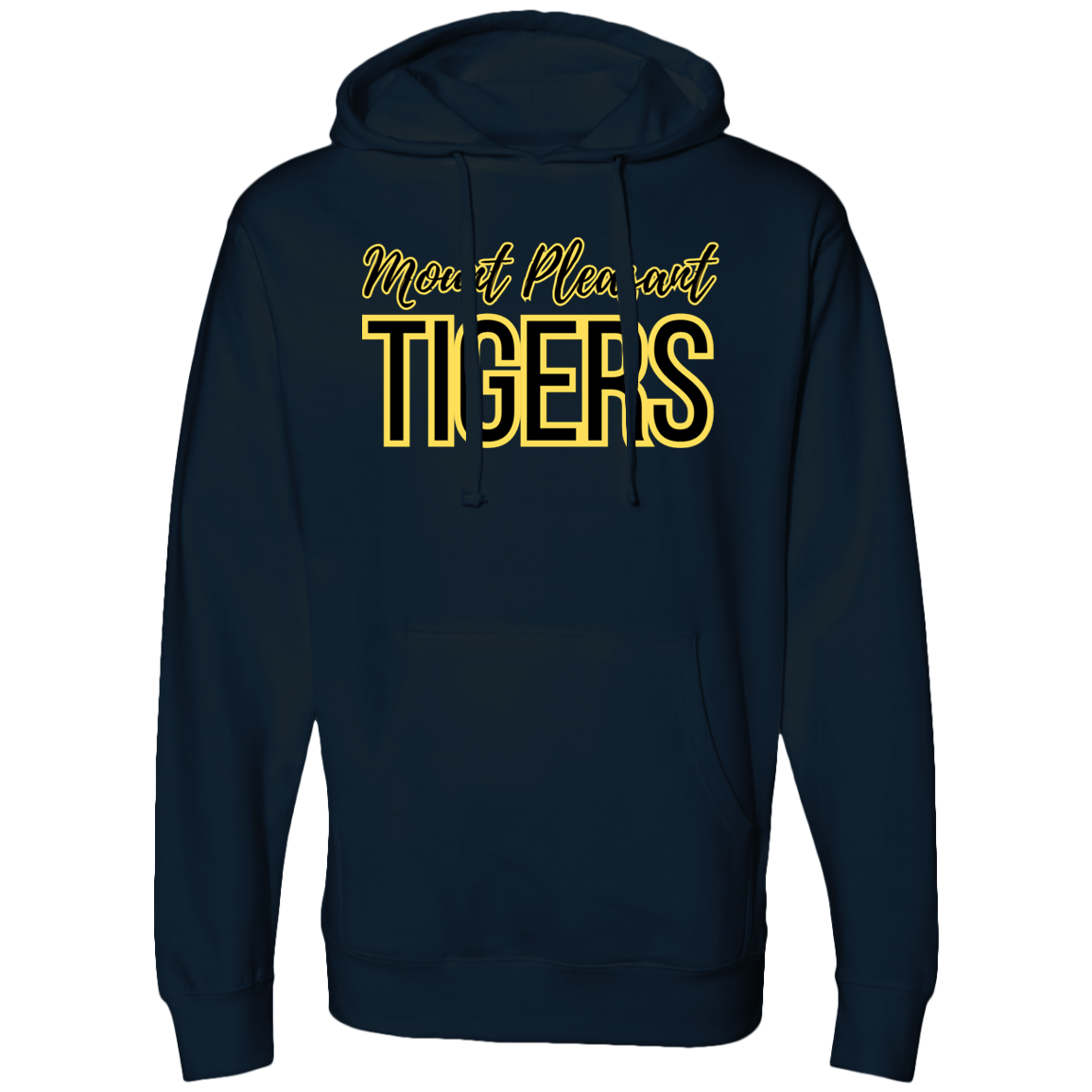 Mount Pleasant Tigers 1  Midweight Hooded Sweatshirt