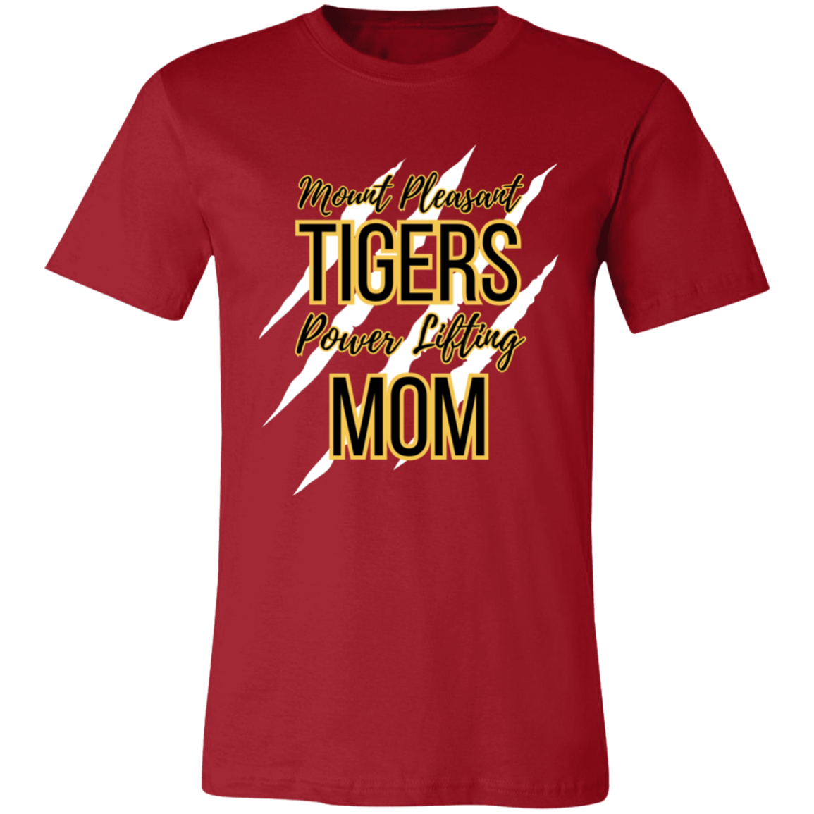 MPTiger Power Lifting MOM Jersey Short-Sleeve T-Shirt