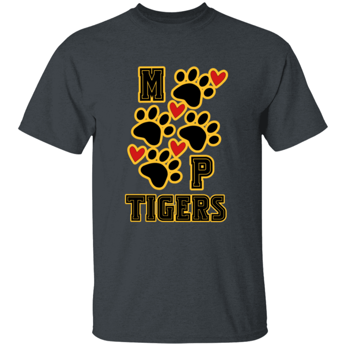 MP Tigers Heart & Sole- 100% Cotton Youth T-Shirt