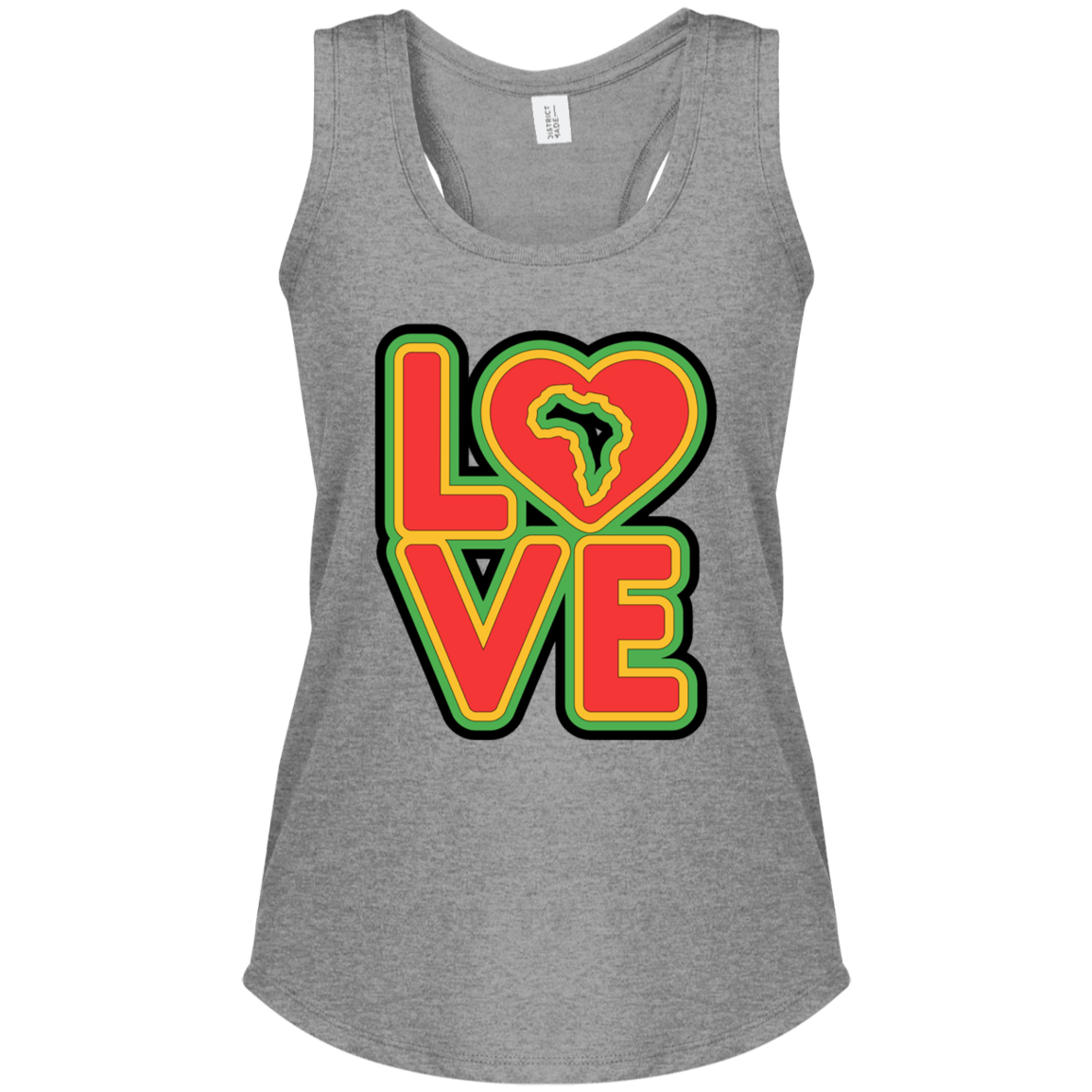 RYGB LOVE Women's Perfect Tri Racerback Tank