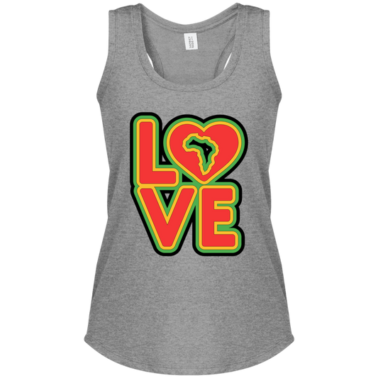 RYGB LOVE Women's Perfect Tri Racerback Tank