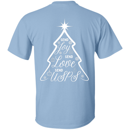 Send USPS XMas 5.3 oz. T-Shirt