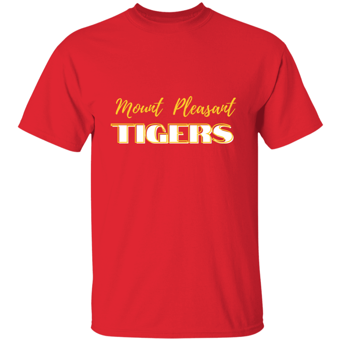 Gold MP Tigers 5.3 oz. T-Shirt