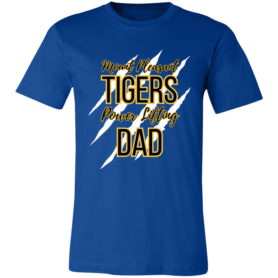 MPTiger Power Lifting DAD Jersey Short-Sleeve T-Shirt
