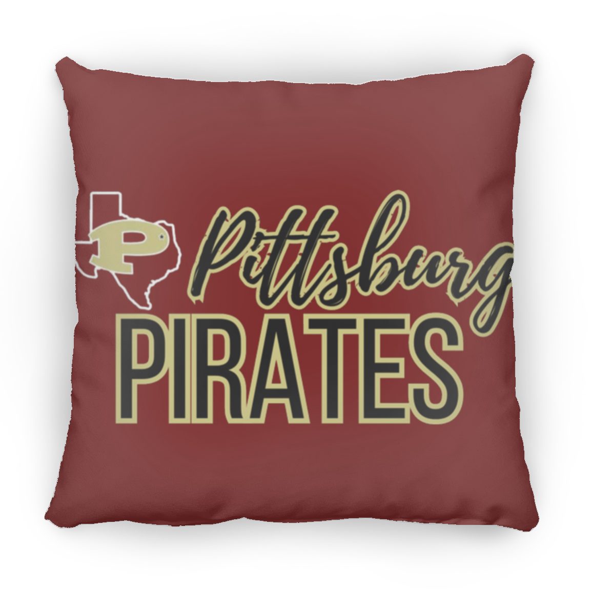 Pittsburg Pirates Medium Square Pillow