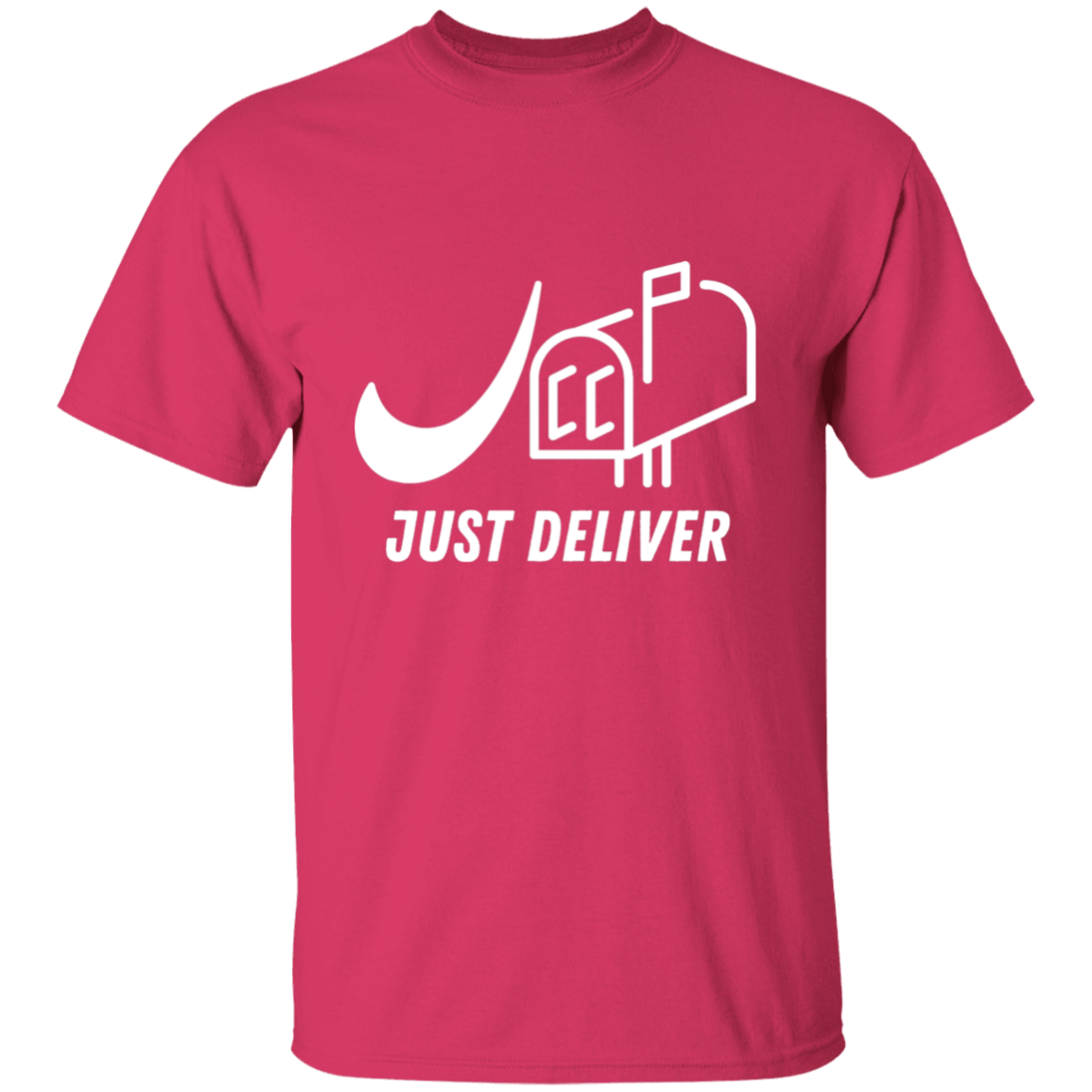Just Deliver Mailbox White 5.3 oz. T-Shirt