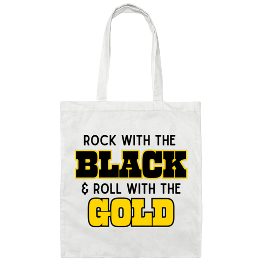 Rock and Roll Tigers Canvas Tote Bag