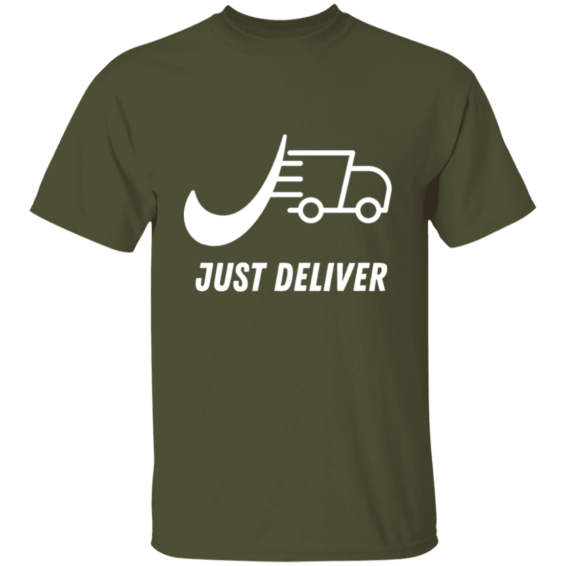 Just Deliver Truck White5.3 oz. T-Shirt