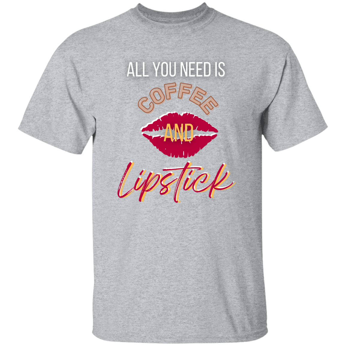 Coffee & Lipstick Plus Size T-Shirt